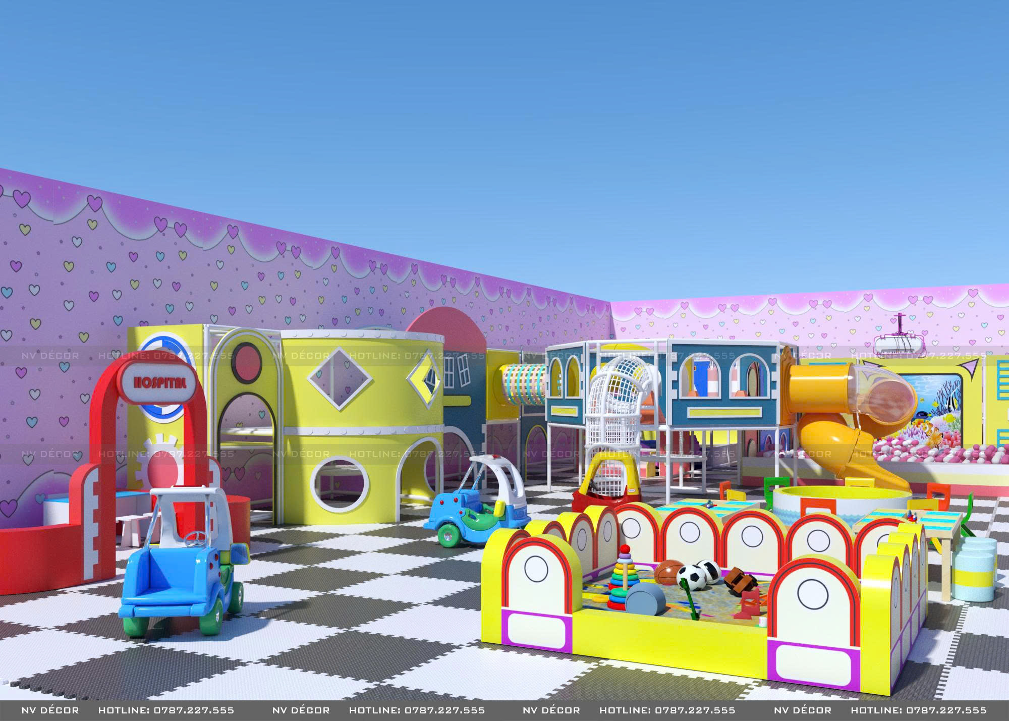 KIDS CAFE – Mô hình xây dựng khu vui chơi trẻ em kết hợp cà phê