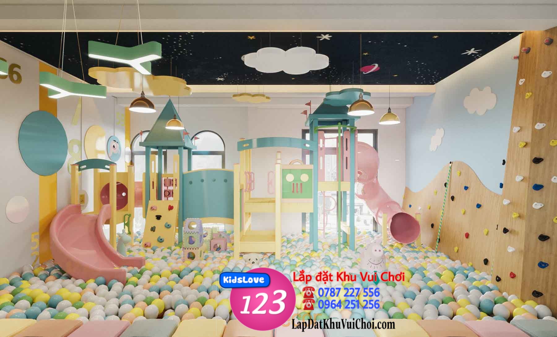 Báo giá lắp đặt khu vui chơi trẻ em trong nhà và công viên